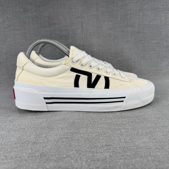 Vans Other - Vans Sid NI Marshmallow Black Men's Size 8 Women's 9.5 Platform Shoes UltraCush